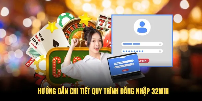 Hướng dẫn chi tiết quy trình đăng nhập 32WIN